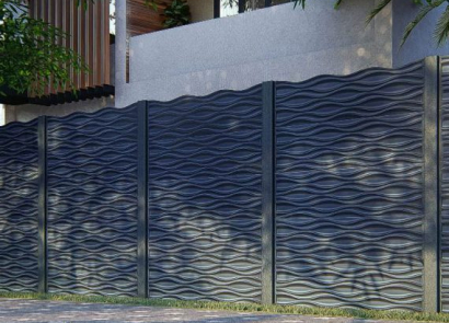 Tường rào bê tông 3D