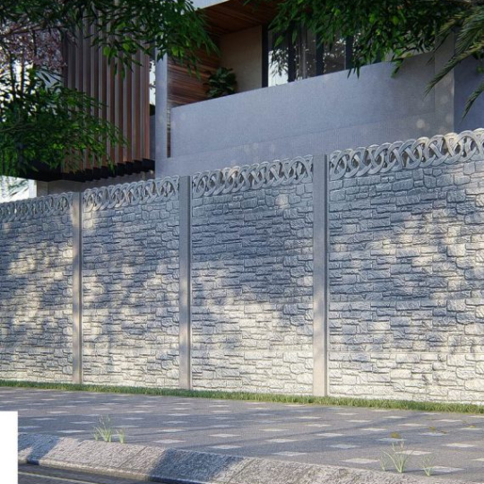 Tường bê tông khối